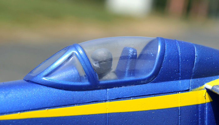  64mm A4 Ducted Fan RC Jet RTF w Brushless Motor LiPo RTF Blue Angel 