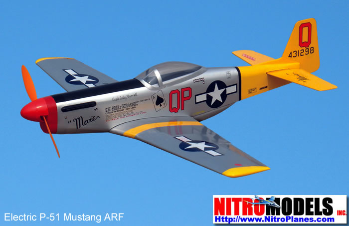 Electric ARF Mustang P-51