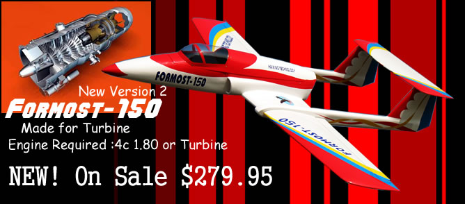 Formost 150 RC Jet Remote Controlled Airplane