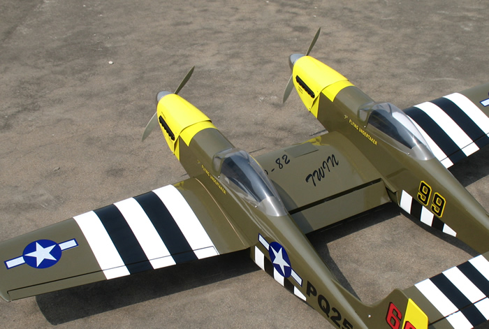 Twin Mustang Airplane