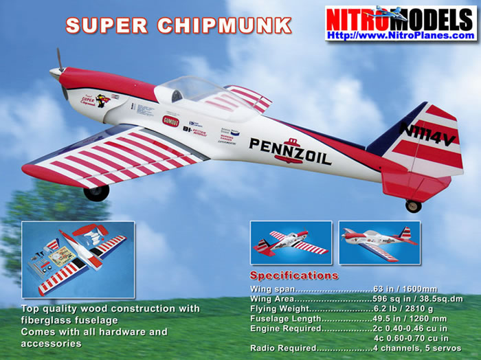 great planes super chipmunk
